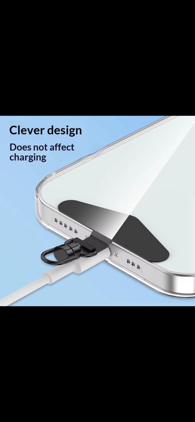 Steel coil tether for your phone