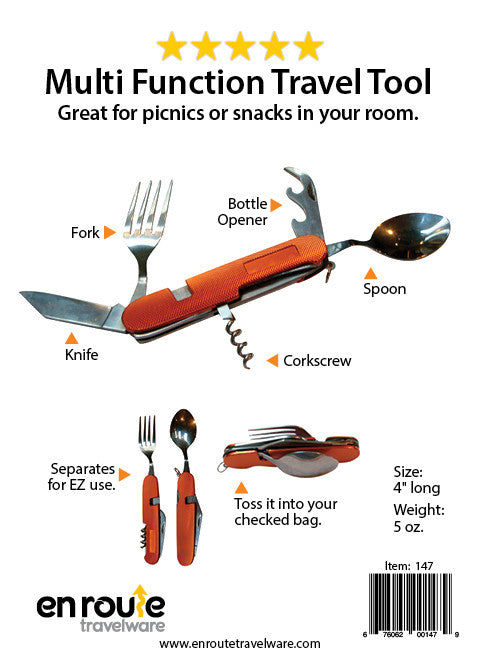 Multifunction Travel Tool (#147) - En Route Travelware