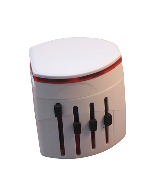 International Plug Adapter with 2 USB ports (#149) - En Route Travelware