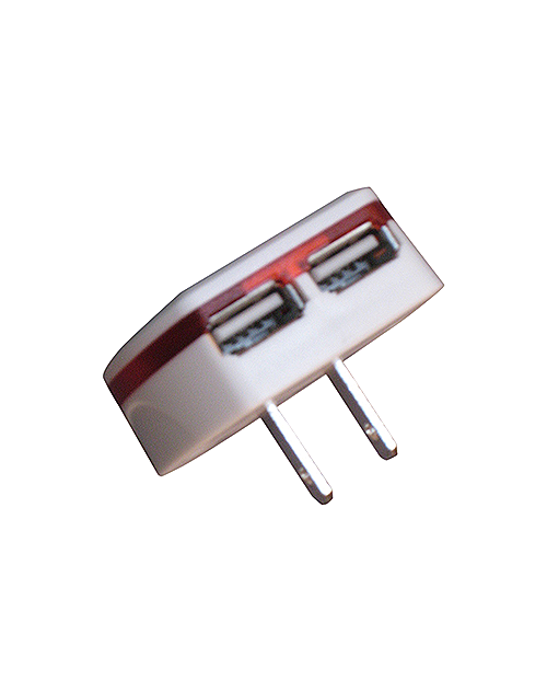International Plug Adapter with 2 USB ports (#149) - En Route Travelware