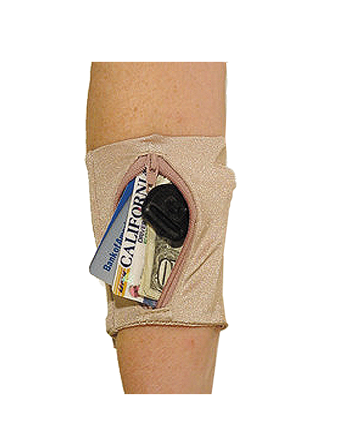 Hidden Arm Wallet Tan (#063) - En Route Travelware
