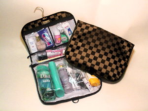 Hanging Packing Organizer (for carrying liquids in your suitcase)