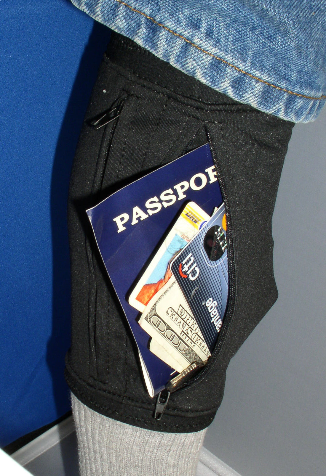 Keep phone and valuables safe on your body.
