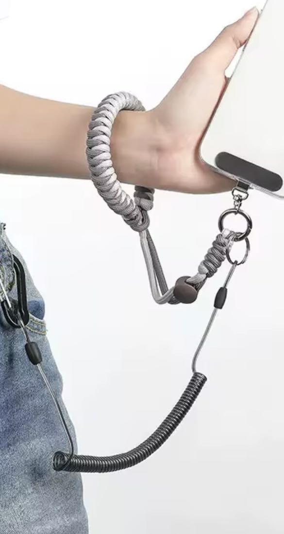 Anti-theft phone wristlet and body tether.