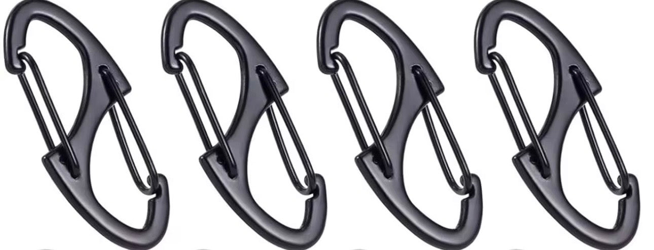 Anti-theft zipper clips.  Lock your zippers together to prevent theft.