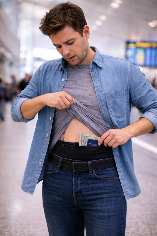 RFID money belt. Still the best way to keep valuables safe from pickpockets.