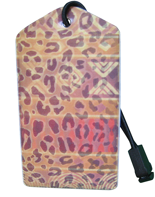 z Luggage Tag Africa - En Route Travelware 