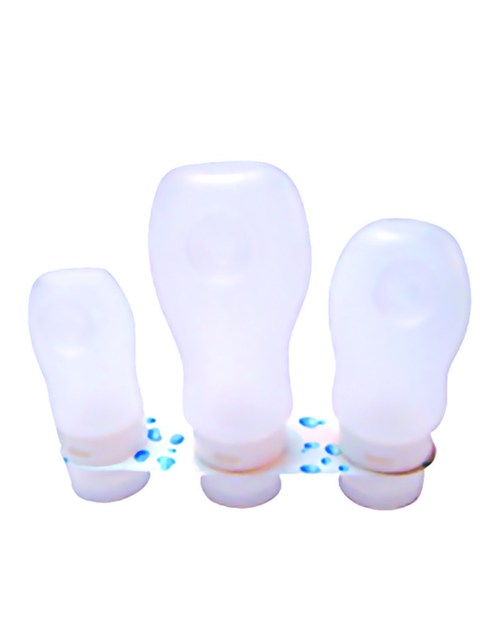 Travel Bottle Set. Non Leak. Three Sizes. Squeezable (#137) - En Route Travelware