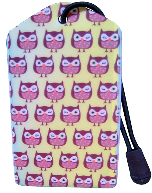z Luggage Tag: Winking Owls - En Route Travelware 