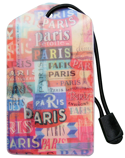 z Luggage Tag: Paris - En Route Travelware 