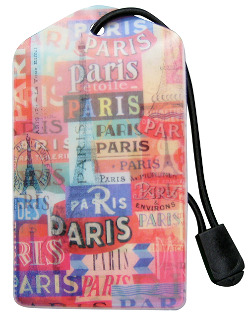 z Luggage Tag: Paris - En Route Travelware