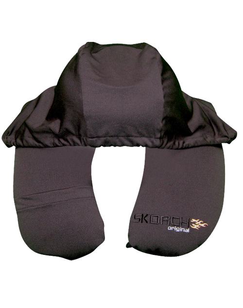 2-in-1 Travel Pillow with Hoodie (#103) - En Route Travelware 