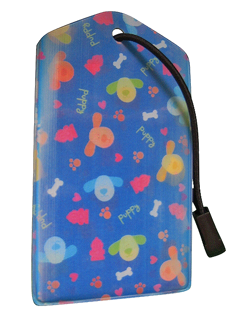 z Luggage Tag: Blue Puppy\Kitty - En Route Travelware