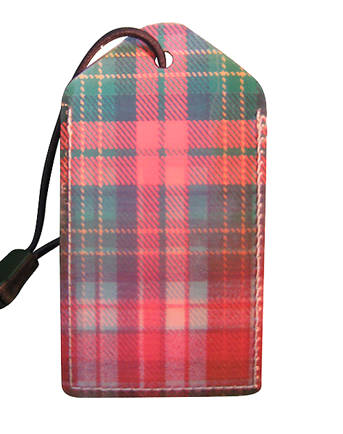 z Luggage Tag: Scotch-Plaid - En Route Travelware